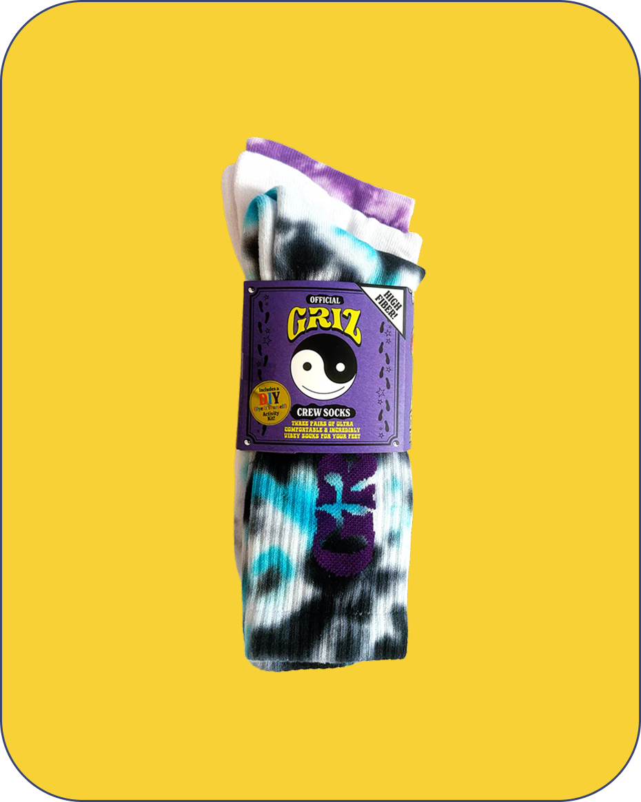 GRiZ V2 DIY Ice Dye Socks Kit 3-Pack!