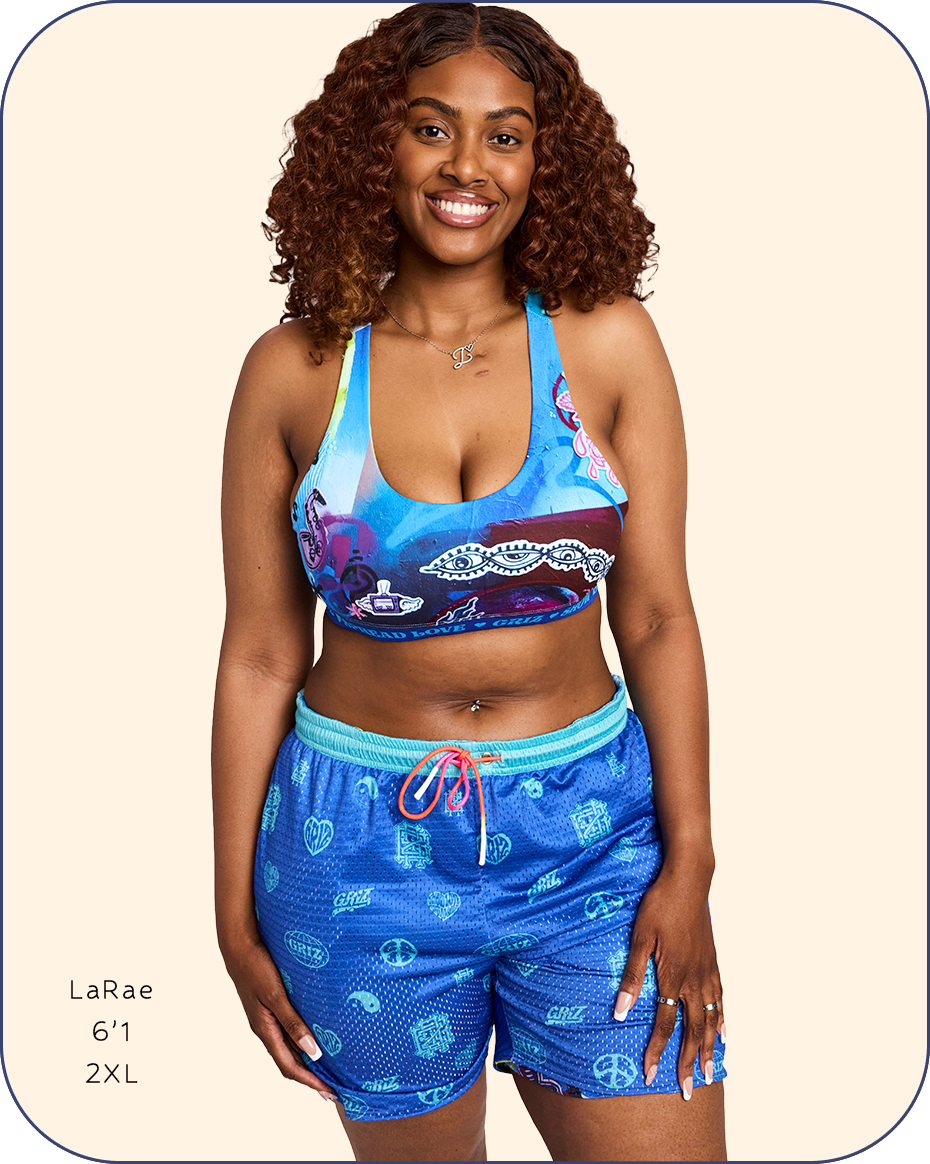 “Stay In Tune” Activewear Reversible Lounge Shorts