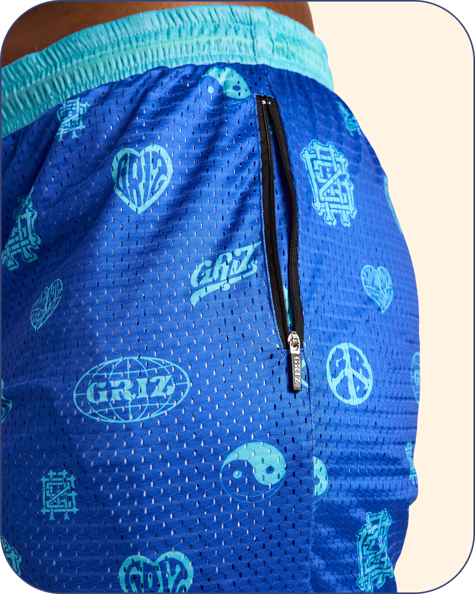 “Stay In Tune” Activewear Reversible Lounge Shorts