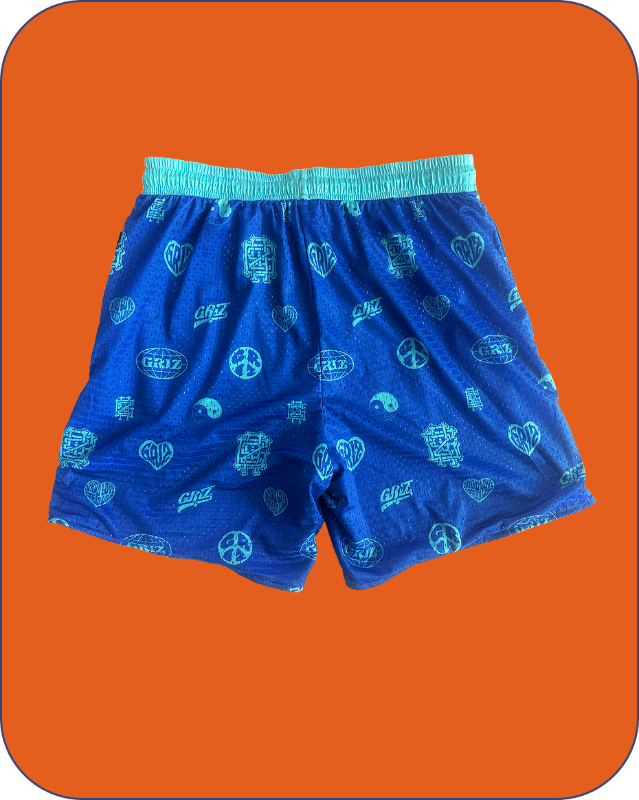 “Stay In Tune” Activewear Reversible Lounge Shorts