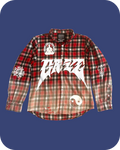 GRiZ "Rooted In Radiance" Button Up Red Flannel