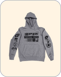 GRiZ Future Funk Pullover Hoodie in Light Heather