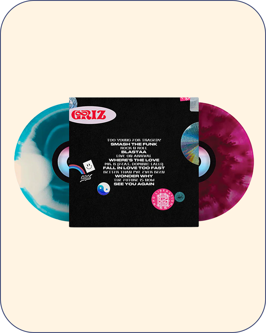 Mad Liberation Vinyl LP - 2 Disk Set – GRiZ Official Merchandise