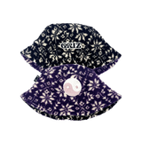 GRiZ X Grassroots Reversibel Polar Fleece Bucket Hat in Blackberry