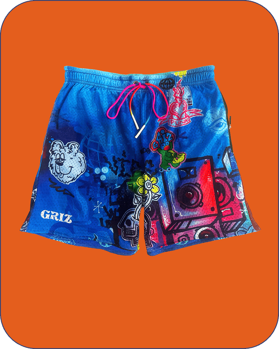 “Stay In Tune” Activewear Reversible Lounge Shorts
