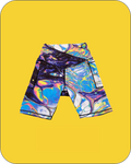 Summer Nova Activewear Crossover Waist Bike Shorts