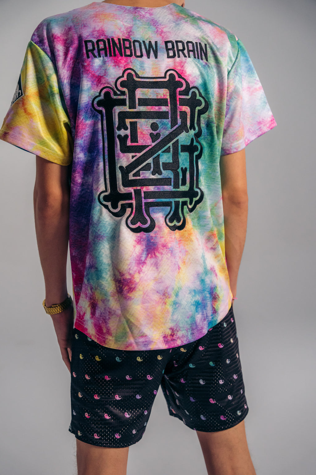 Rainbow Brain Reversible Lounge Shorts