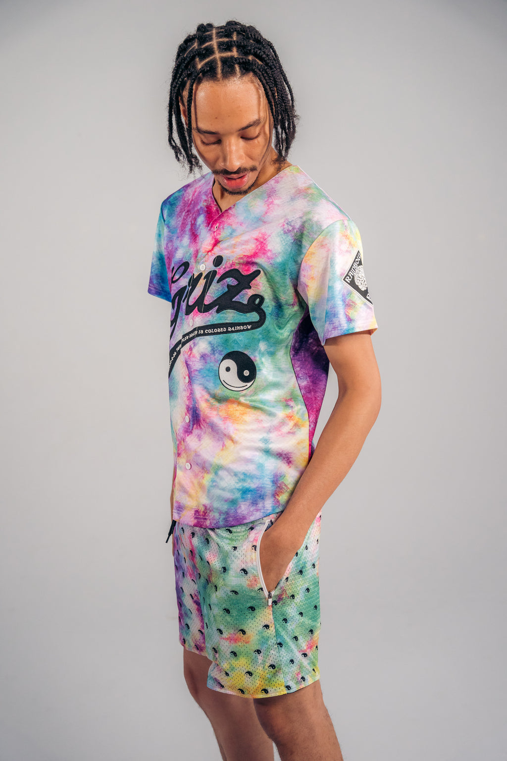 Rainbow Brain Reversible Lounge Shorts