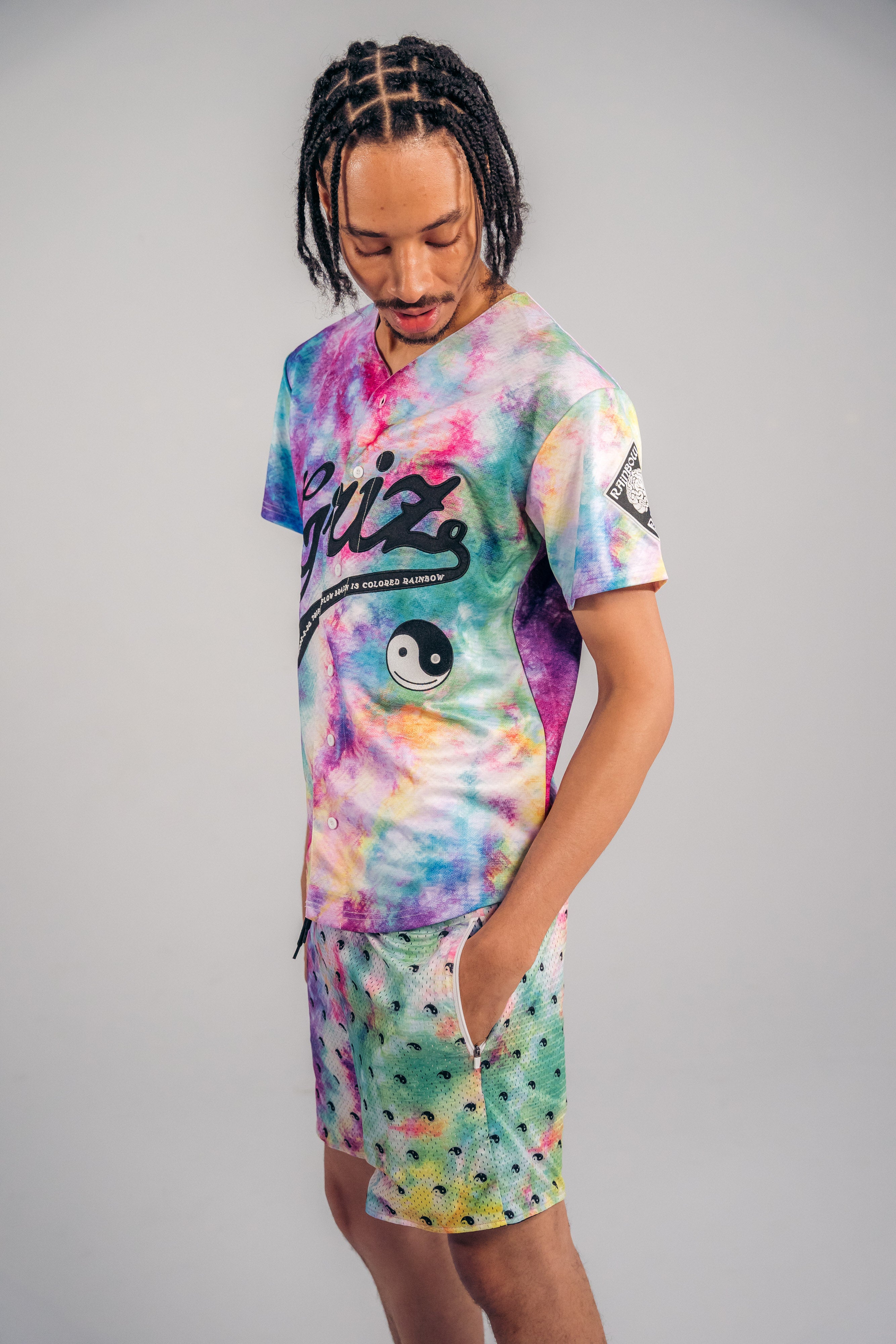 Rainbow Brain Reversible Lounge Shorts