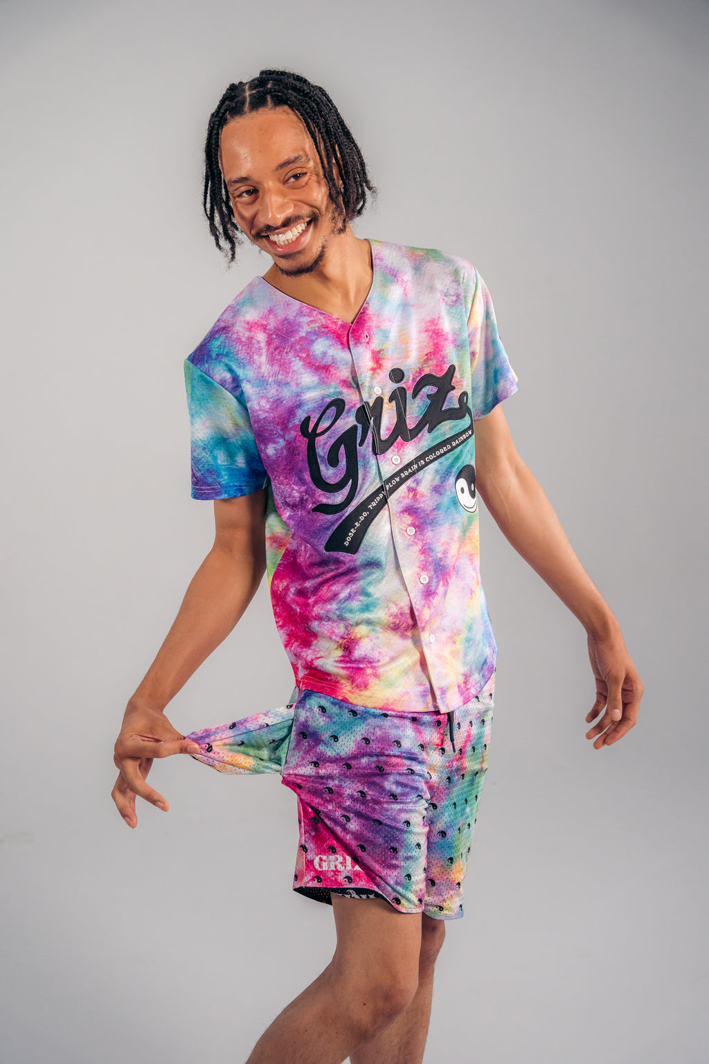 Rainbow Brain Reversible Lounge Shorts