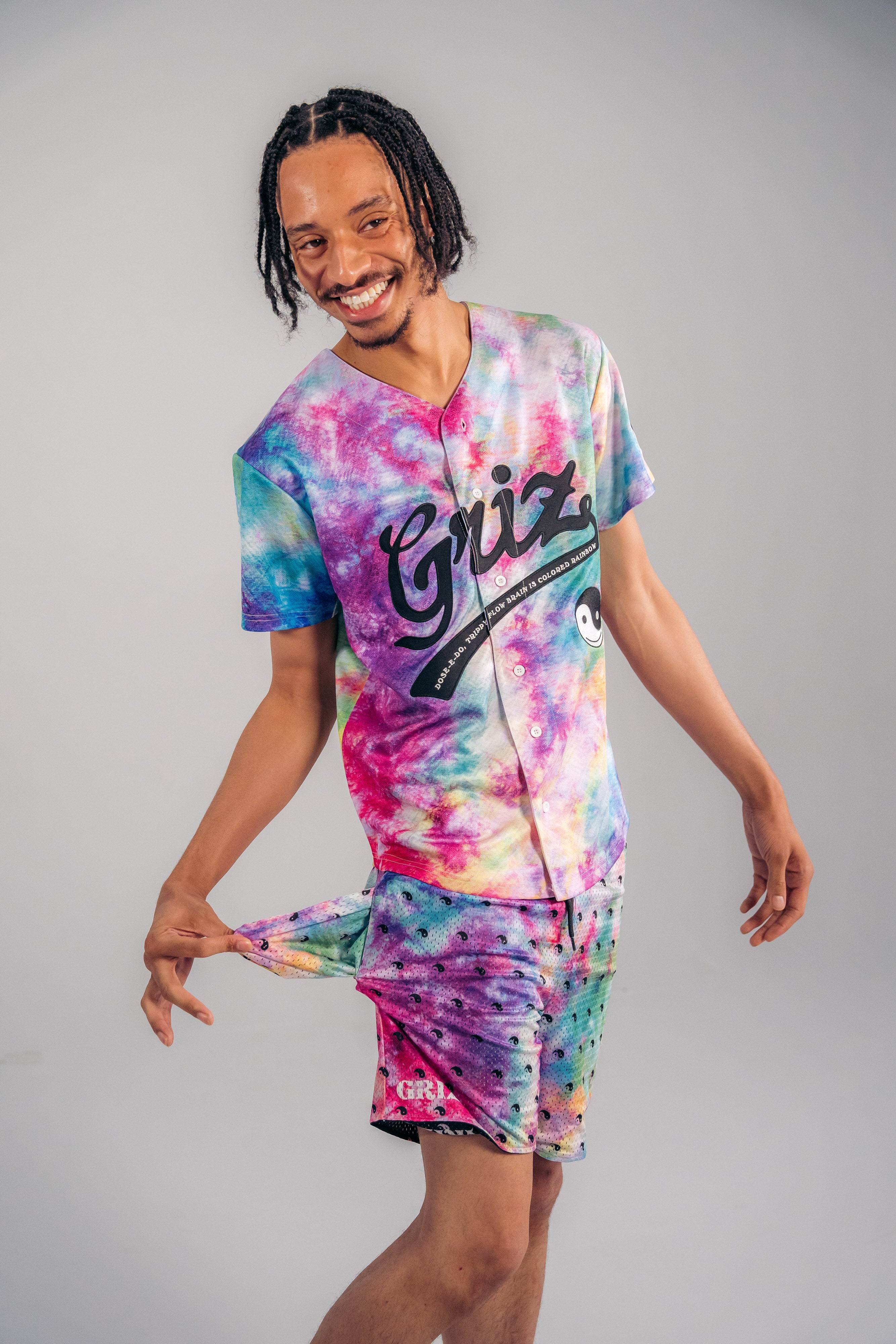 Rainbow Brain Reversible Lounge Shorts