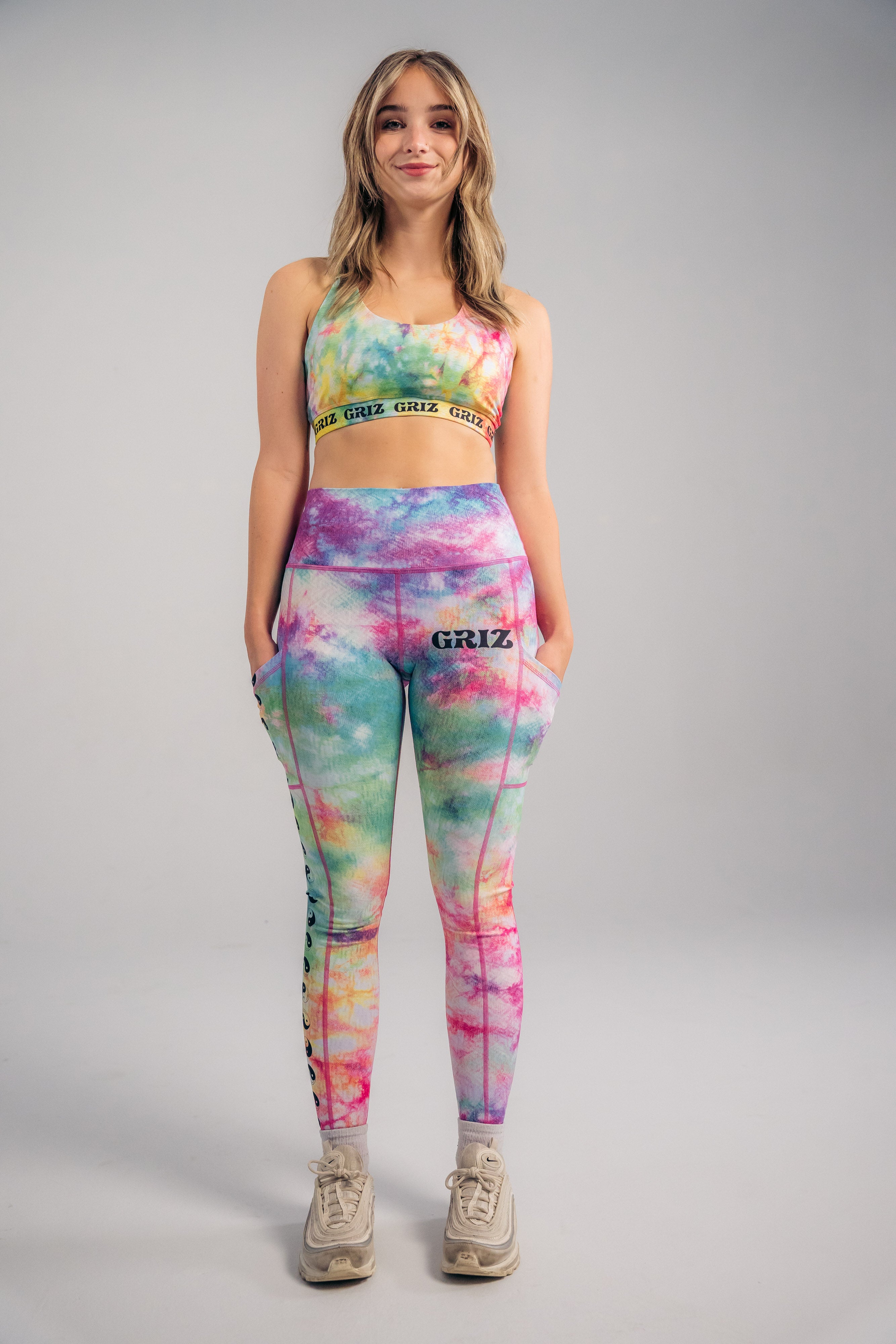 Rainbow Brain High Waisted Leggings