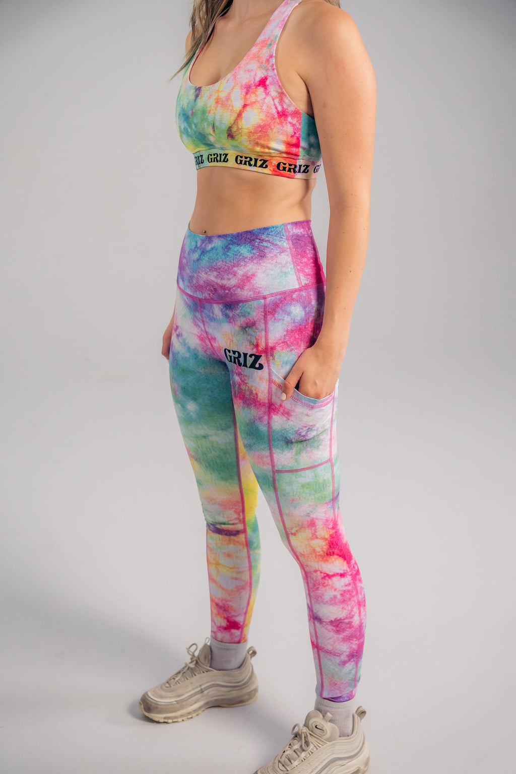 Rainbow Brain High Waisted Leggings