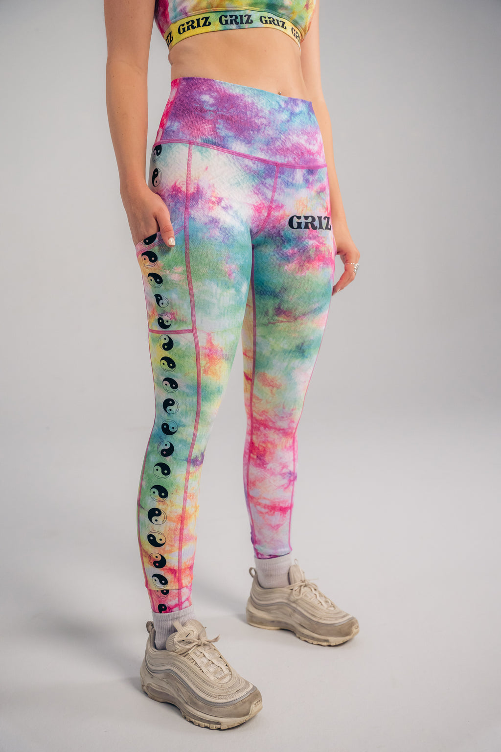 Rainbow Brain High Waisted Leggings