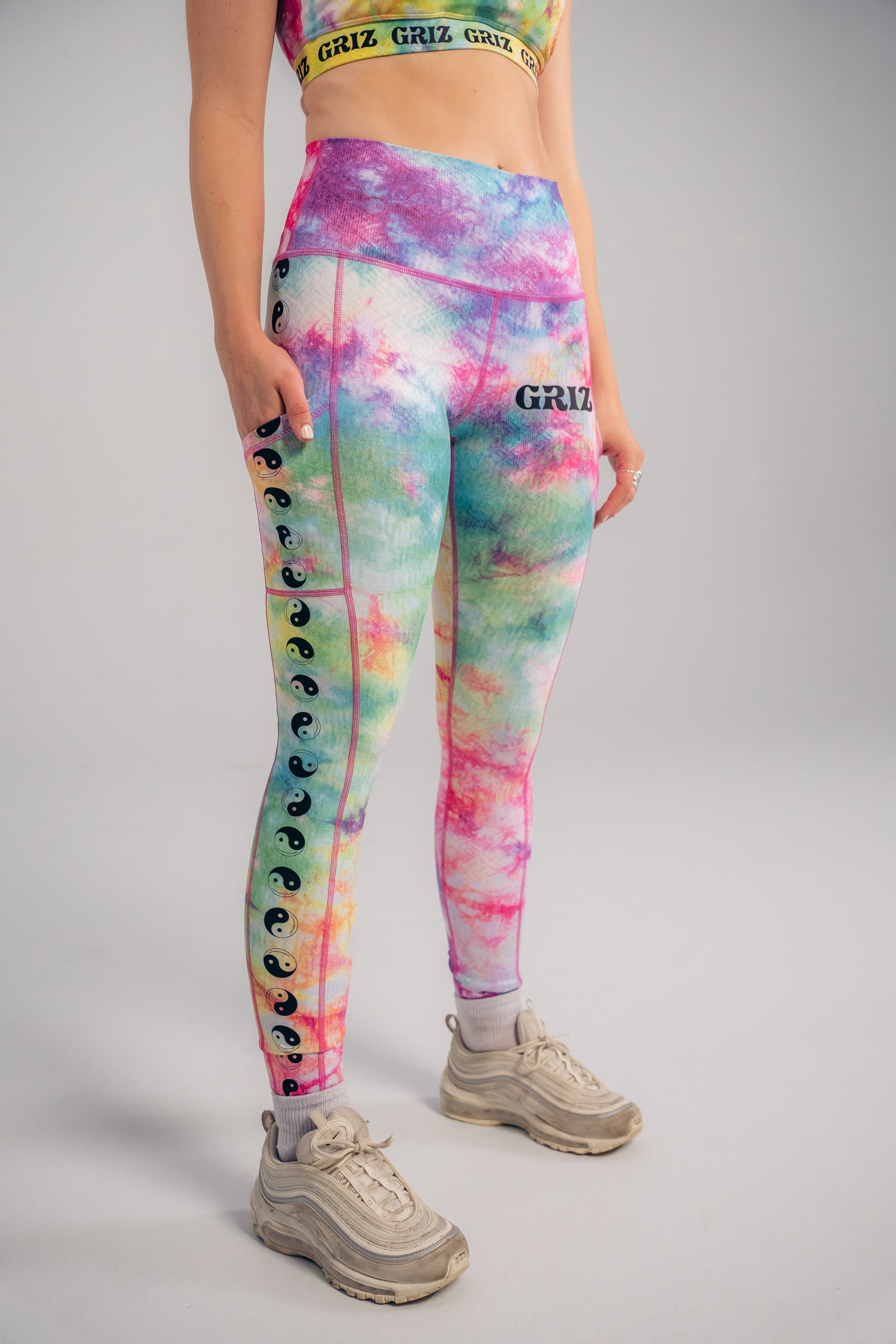 Rainbow Brain High Waisted Leggings