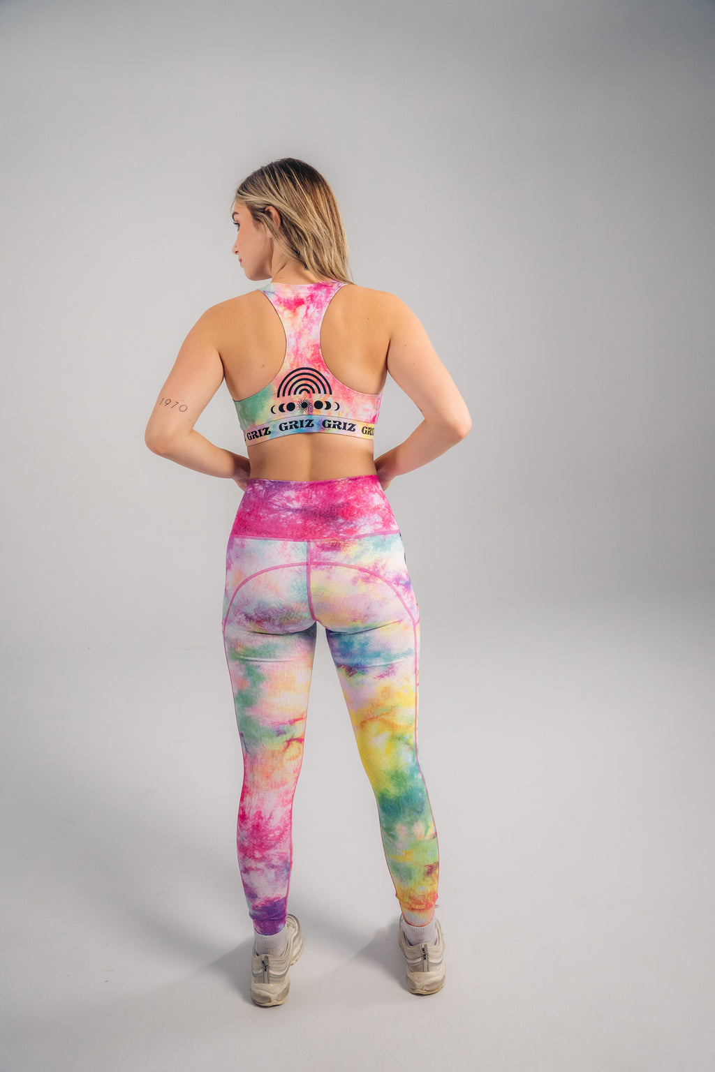 Rainbow Brain High Waisted Leggings
