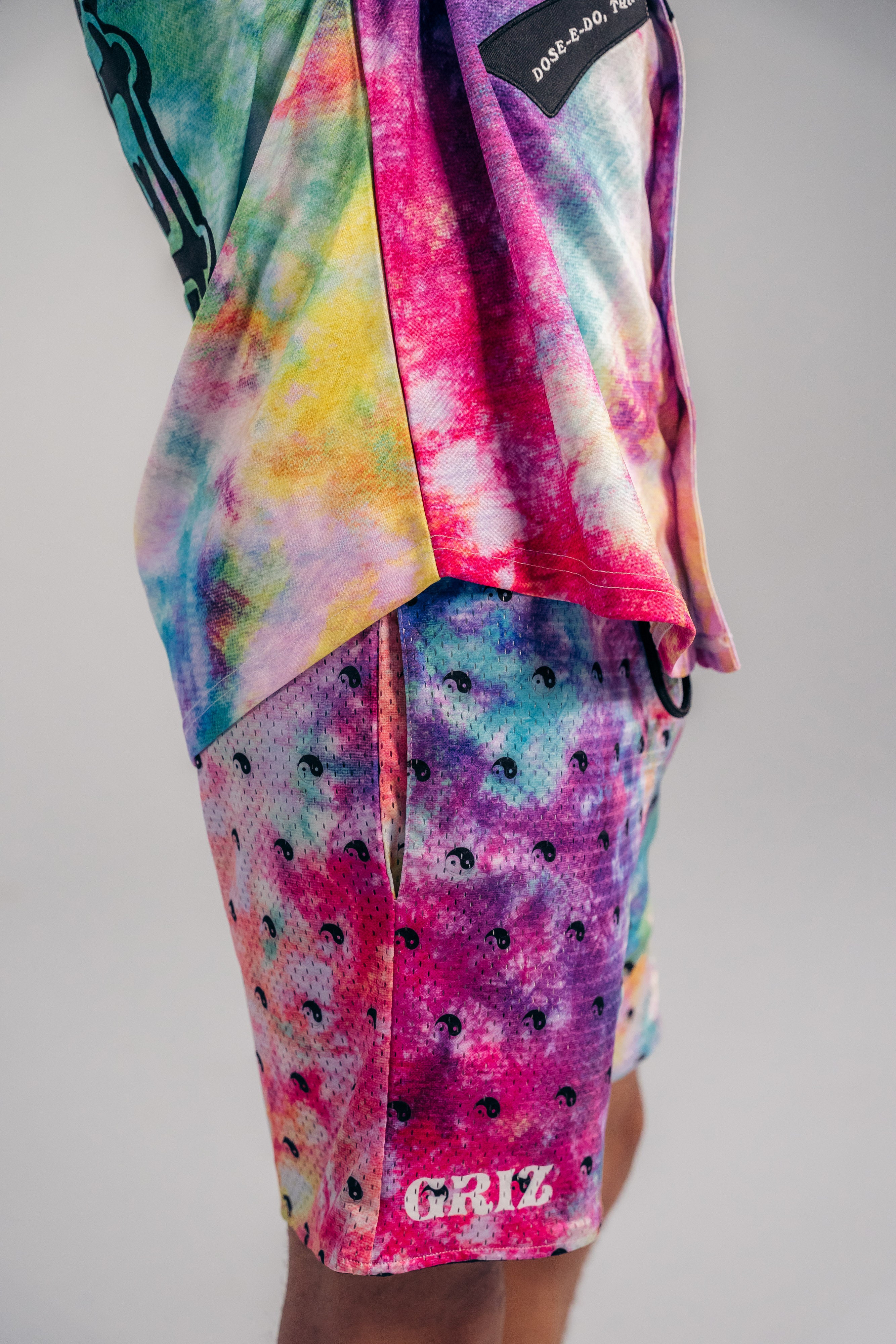 Rainbow Brain Reversible Lounge Shorts