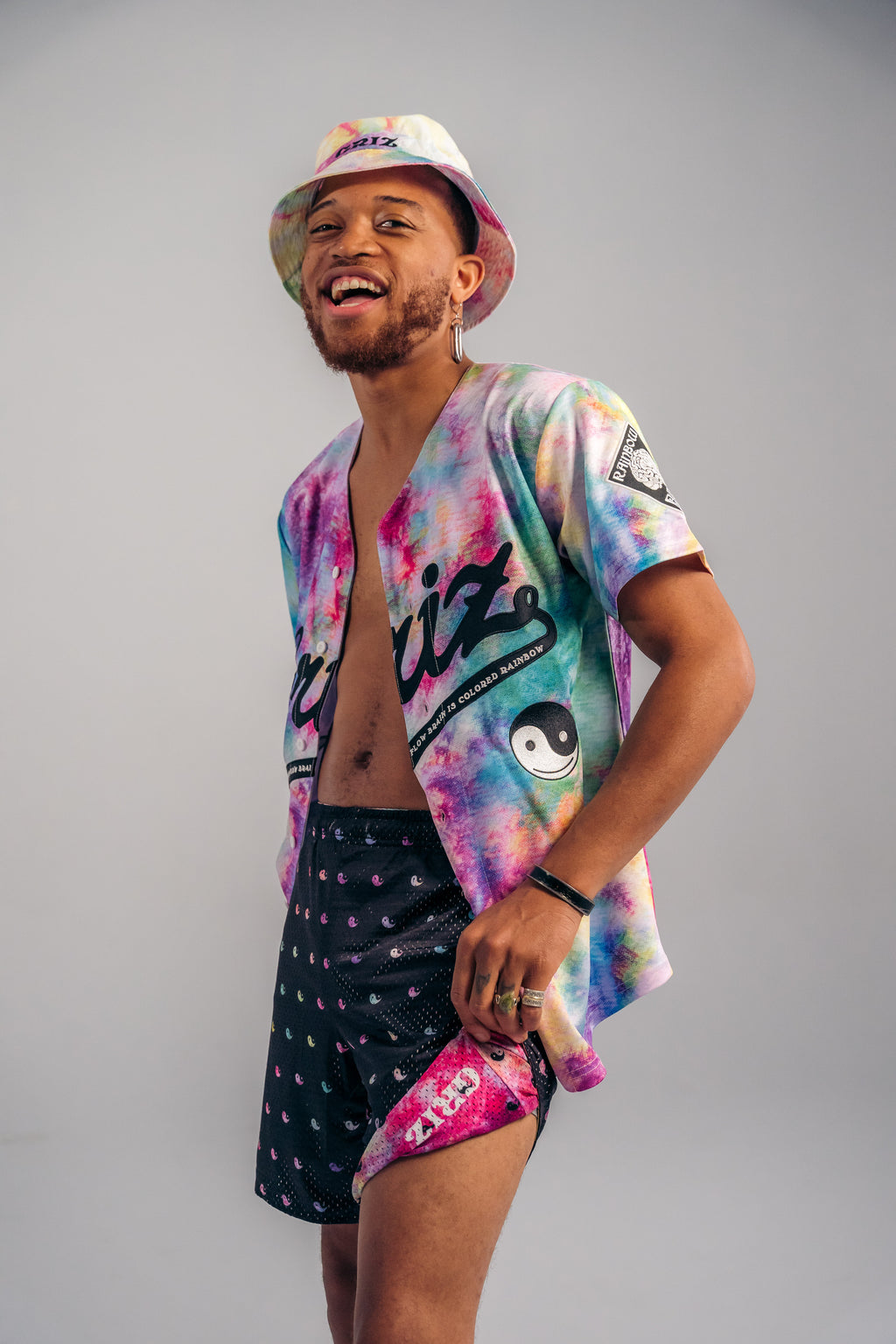 Rainbow Brain Reversible Lounge Shorts