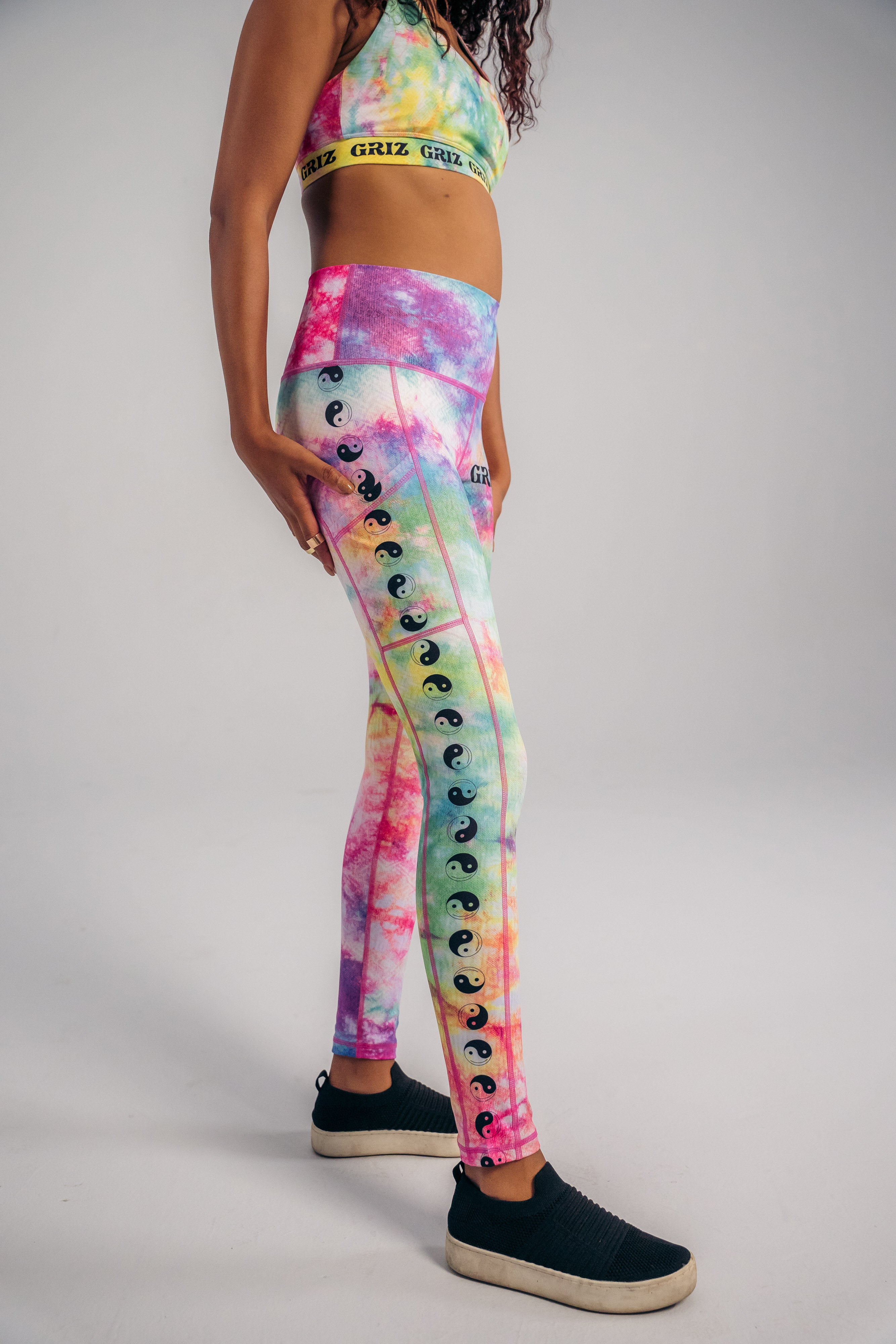 Rainbow Brain High Waisted Leggings
