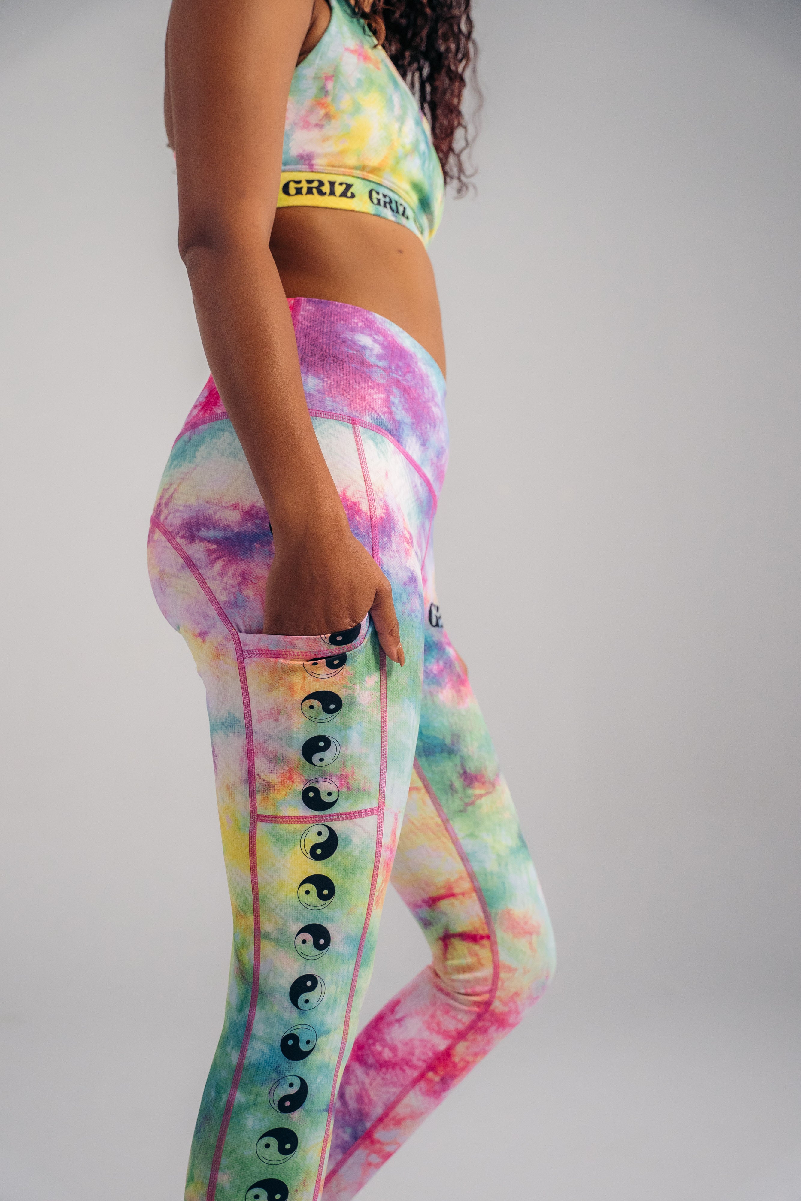 Rainbow Brain High Waisted Leggings