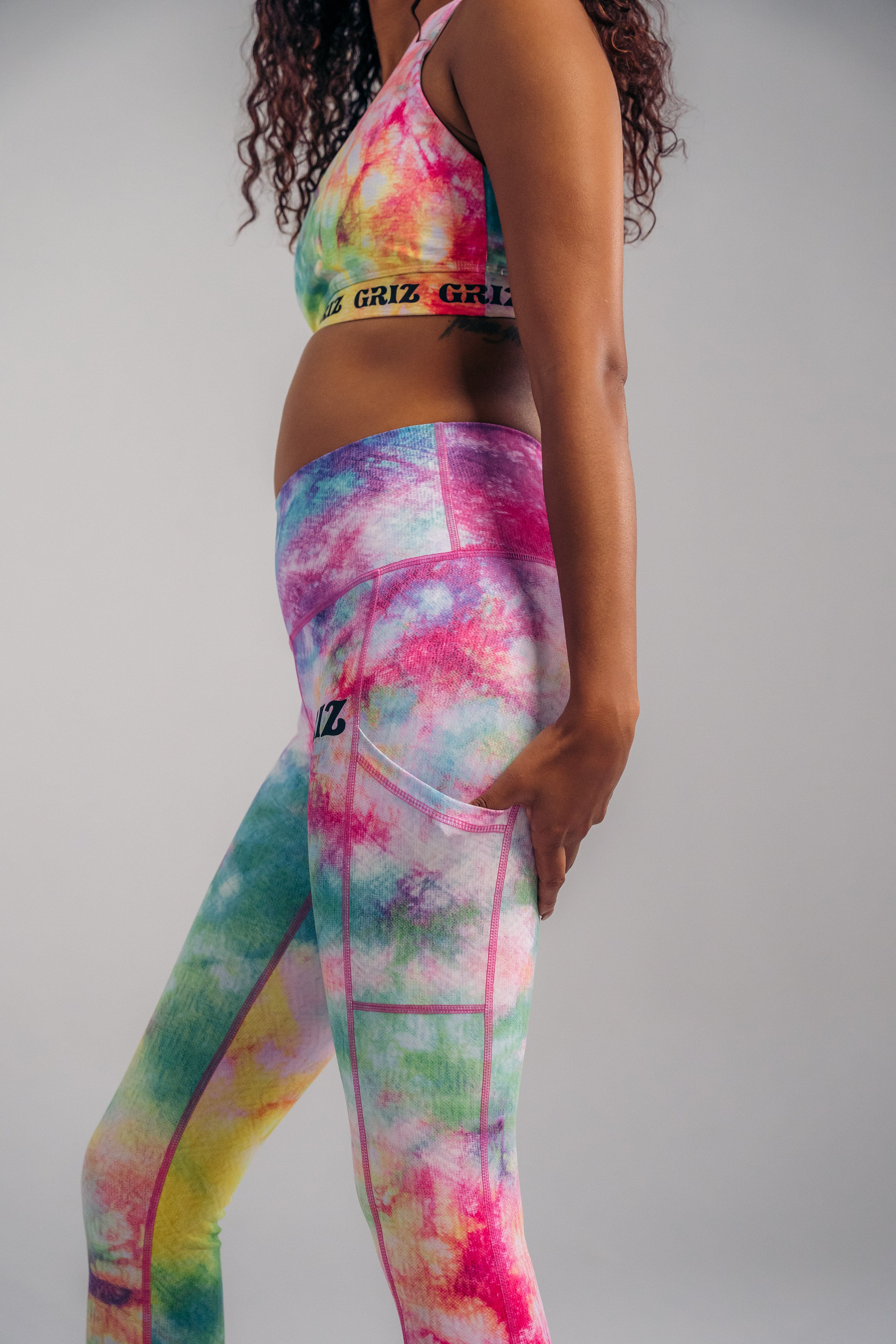 Rainbow Brain High Waisted Leggings