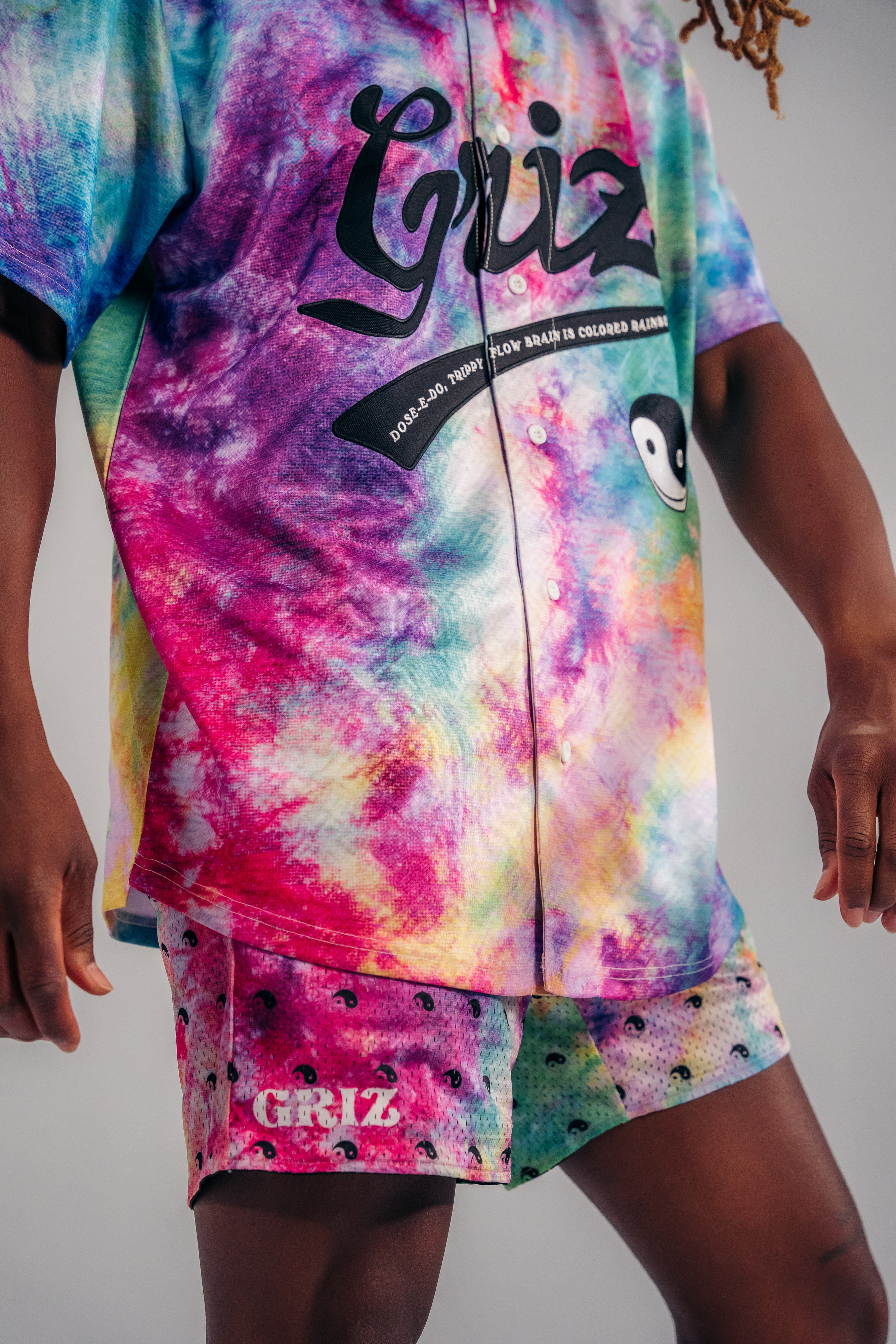Rainbow Brain Reversible Lounge Shorts