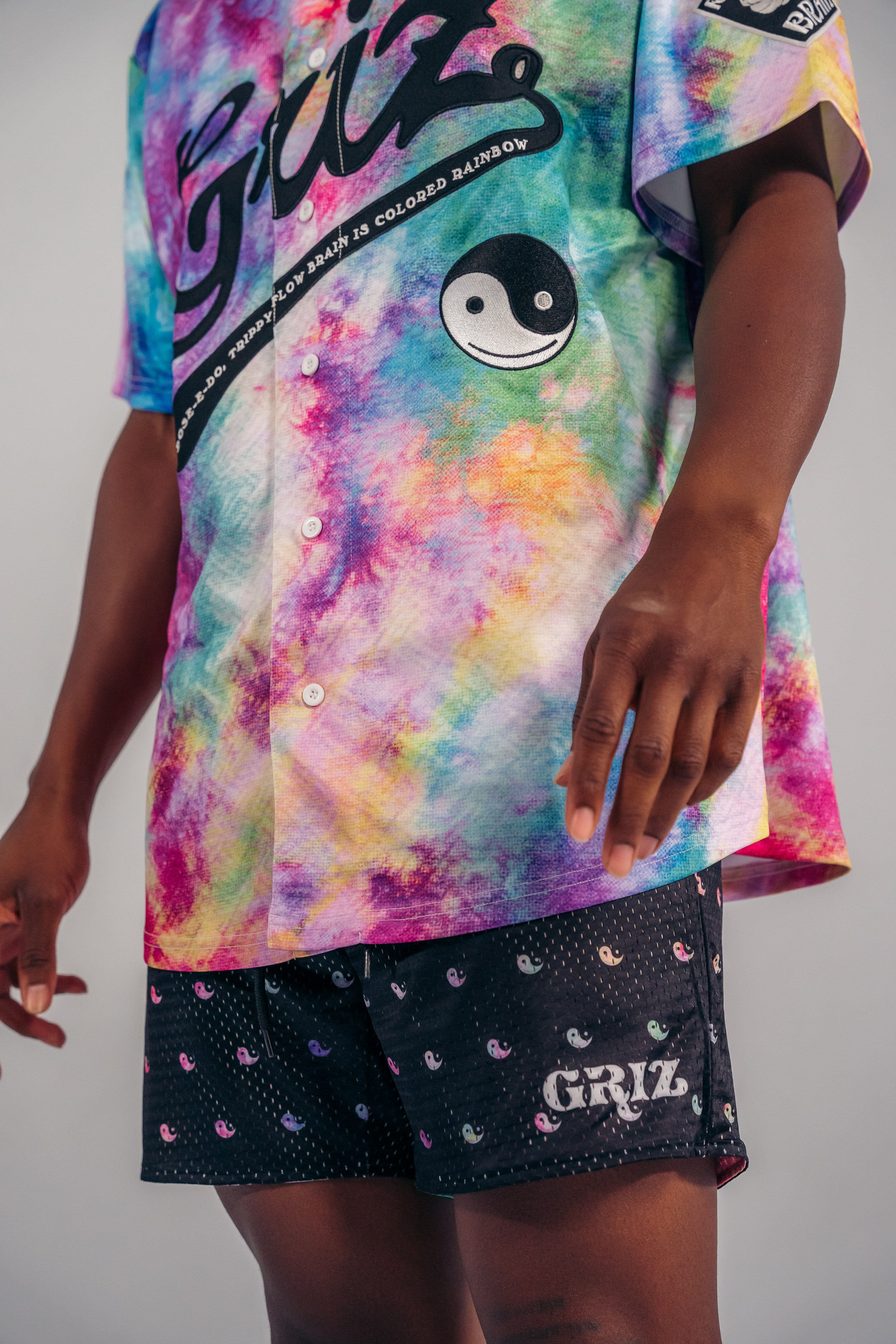 Rainbow Brain Reversible Lounge Shorts