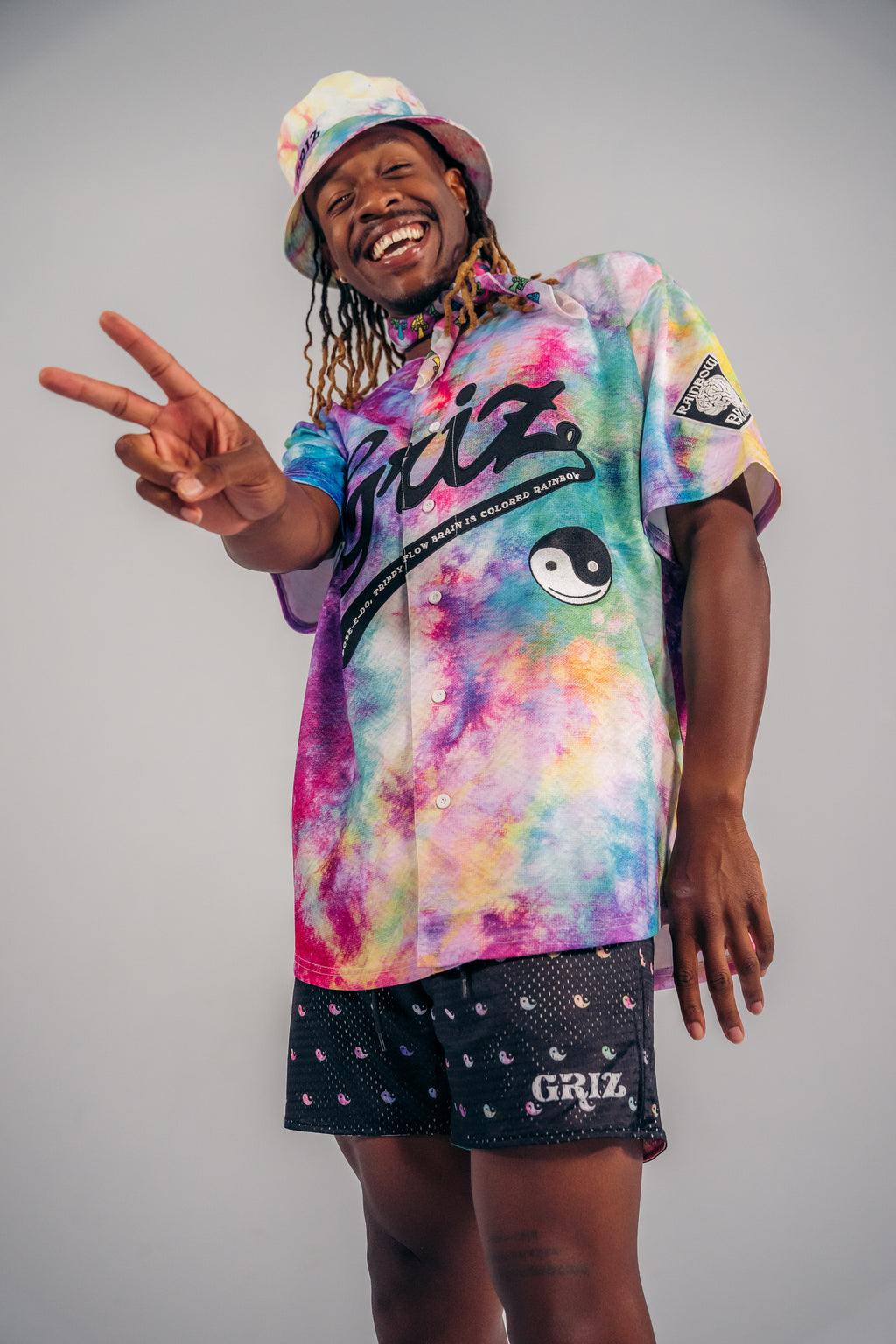 Rainbow Brain Reversible Lounge Shorts