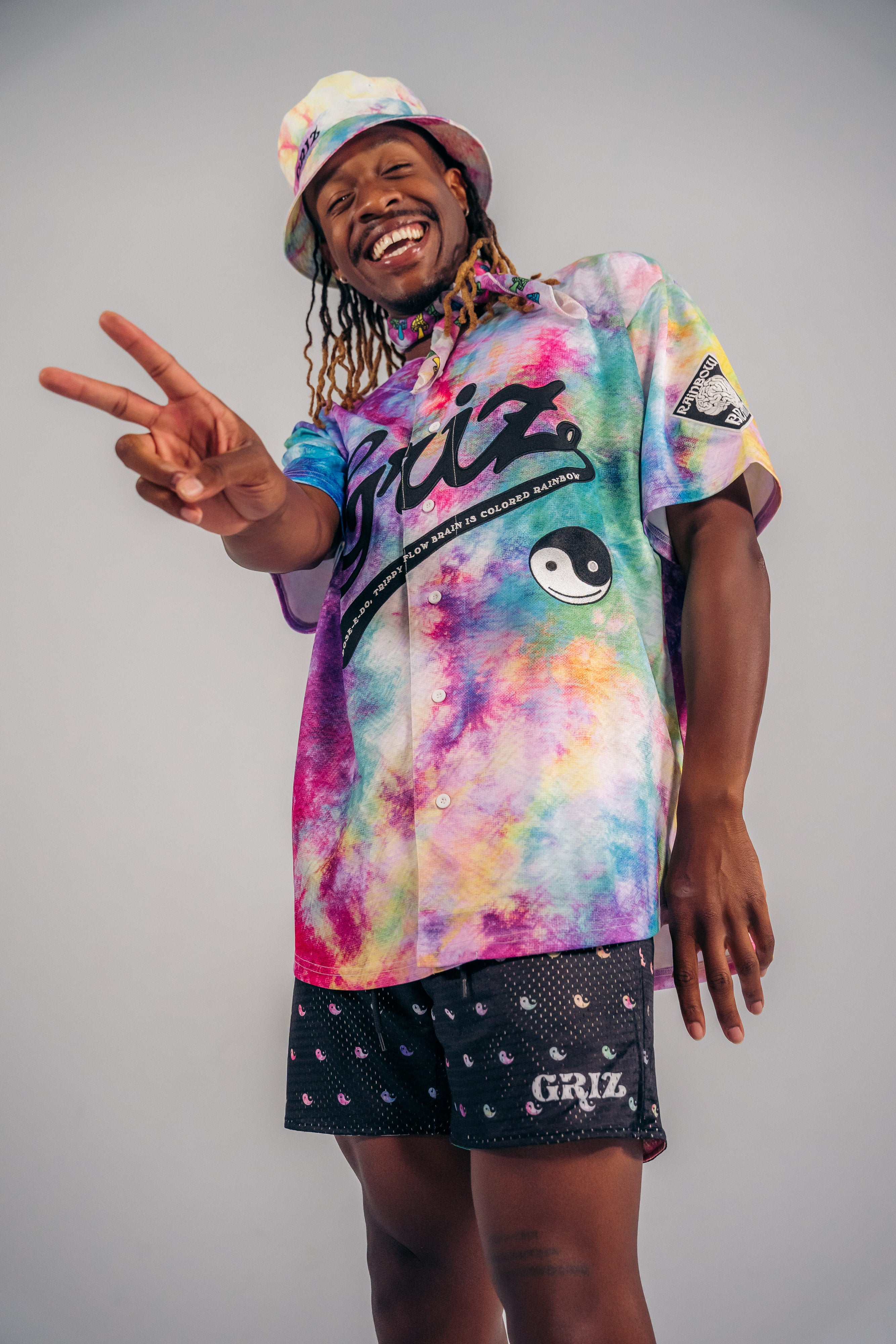 Rainbow Brain Reversible Lounge Shorts
