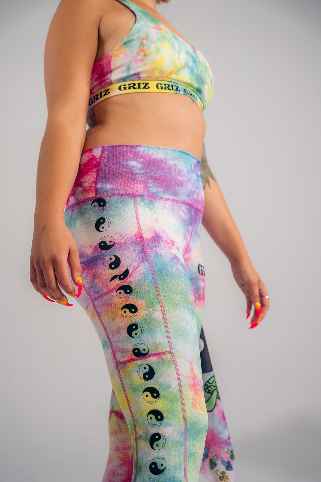 Rainbow Brain High Waisted Leggings