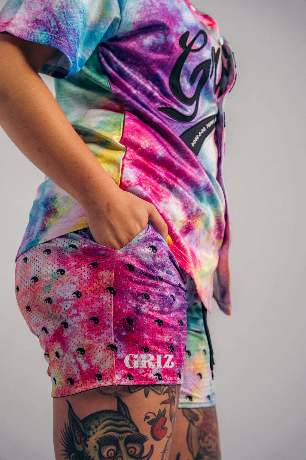 Rainbow Brain Reversible Lounge Shorts