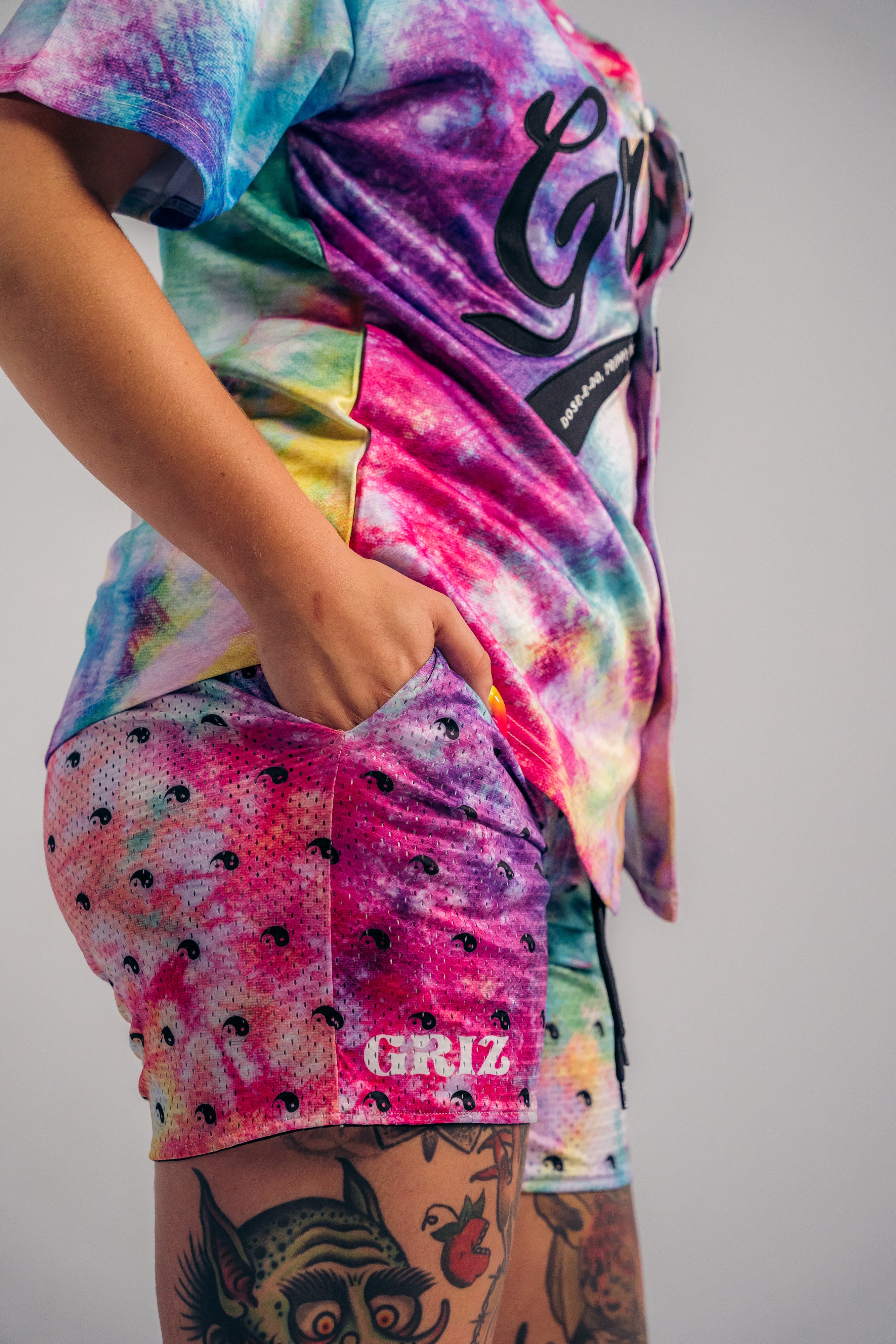 Rainbow Brain Reversible Lounge Shorts