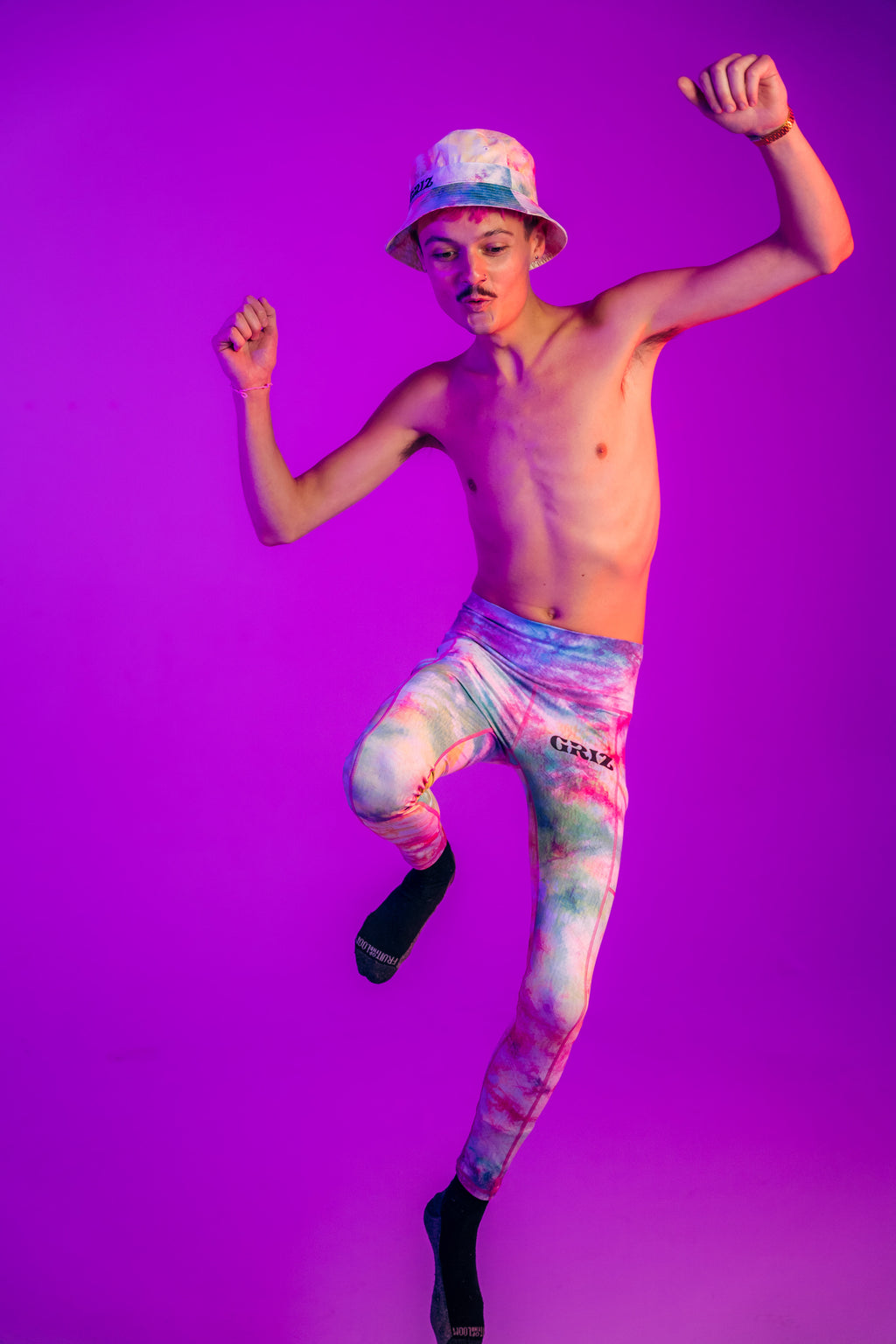 Rainbow Brain High Waisted Leggings