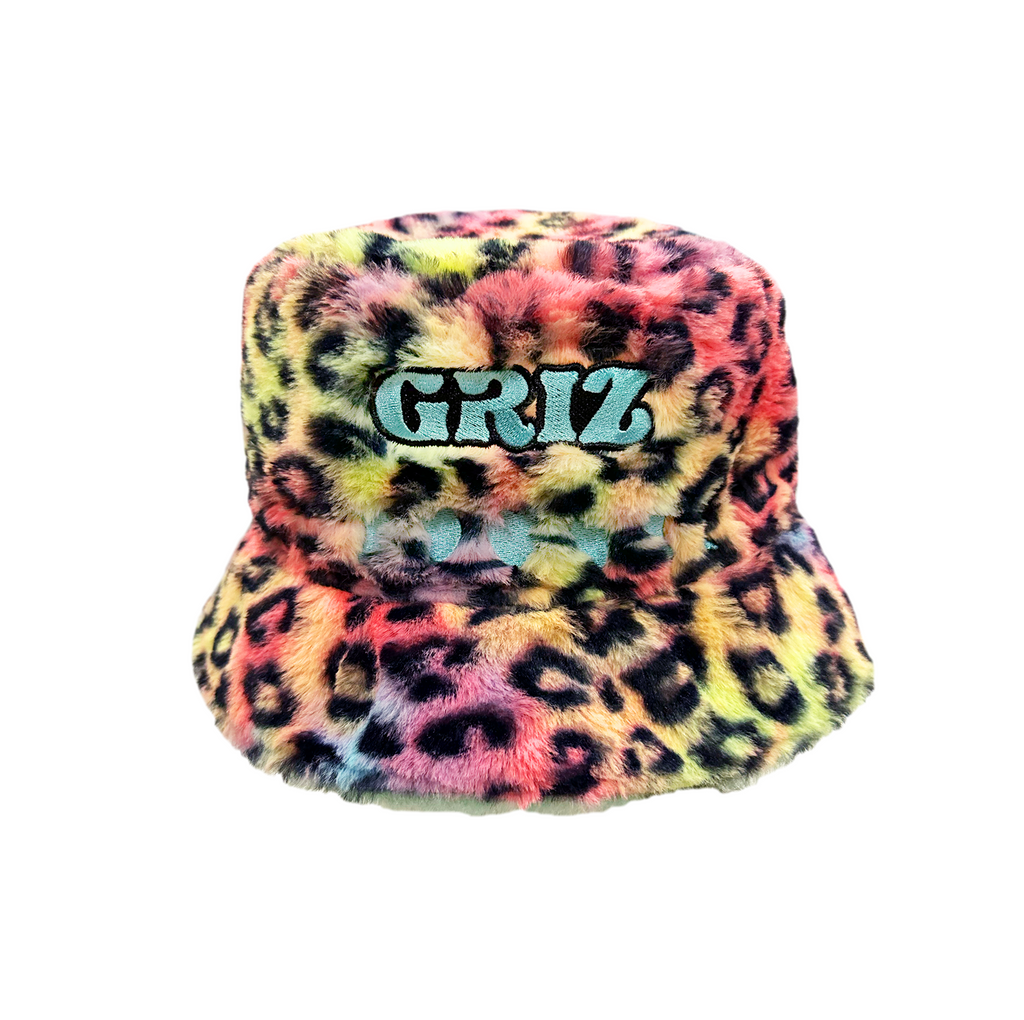 Lazy oaf leopard bucket top hat