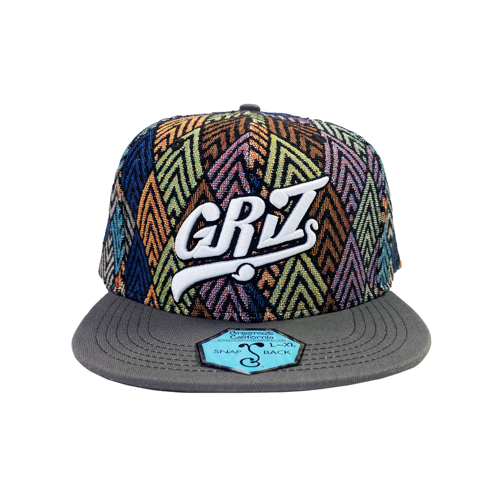 GRiZ x Grassroots Diamond Shift Snapback Hat