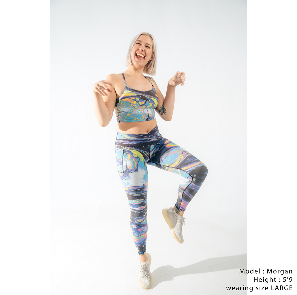 Summer Nova Activewear Crossover Waist Leggings