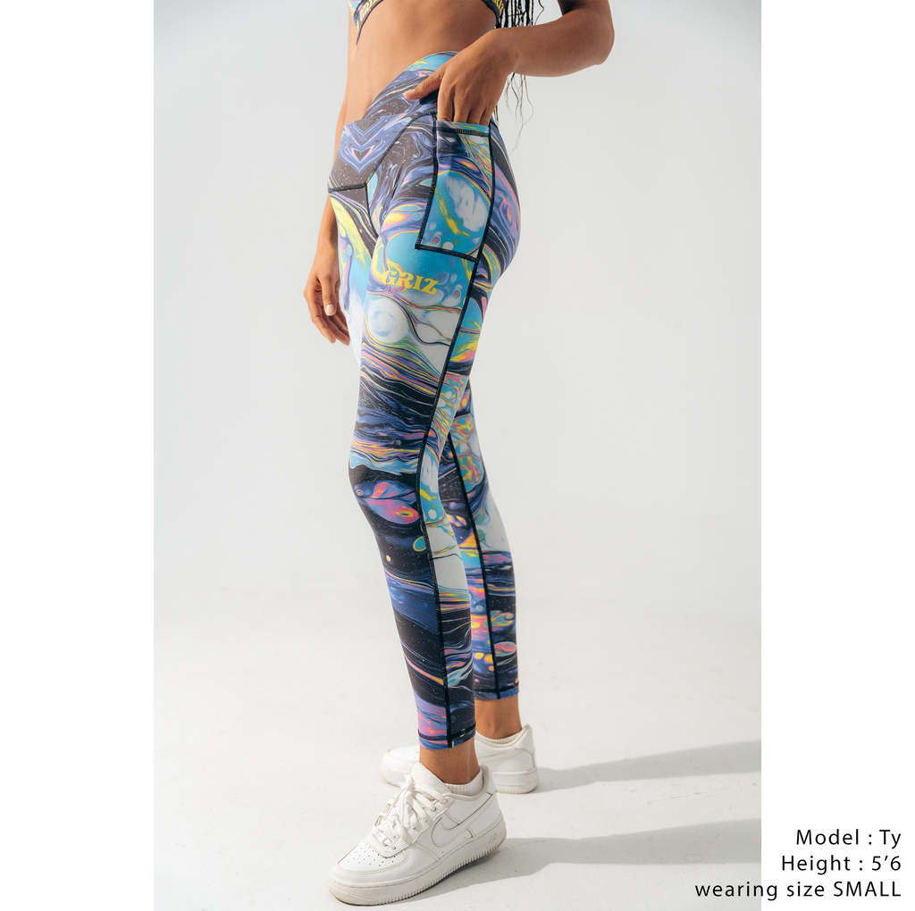 Summer Nova Activewear Crossover Waist Leggings
