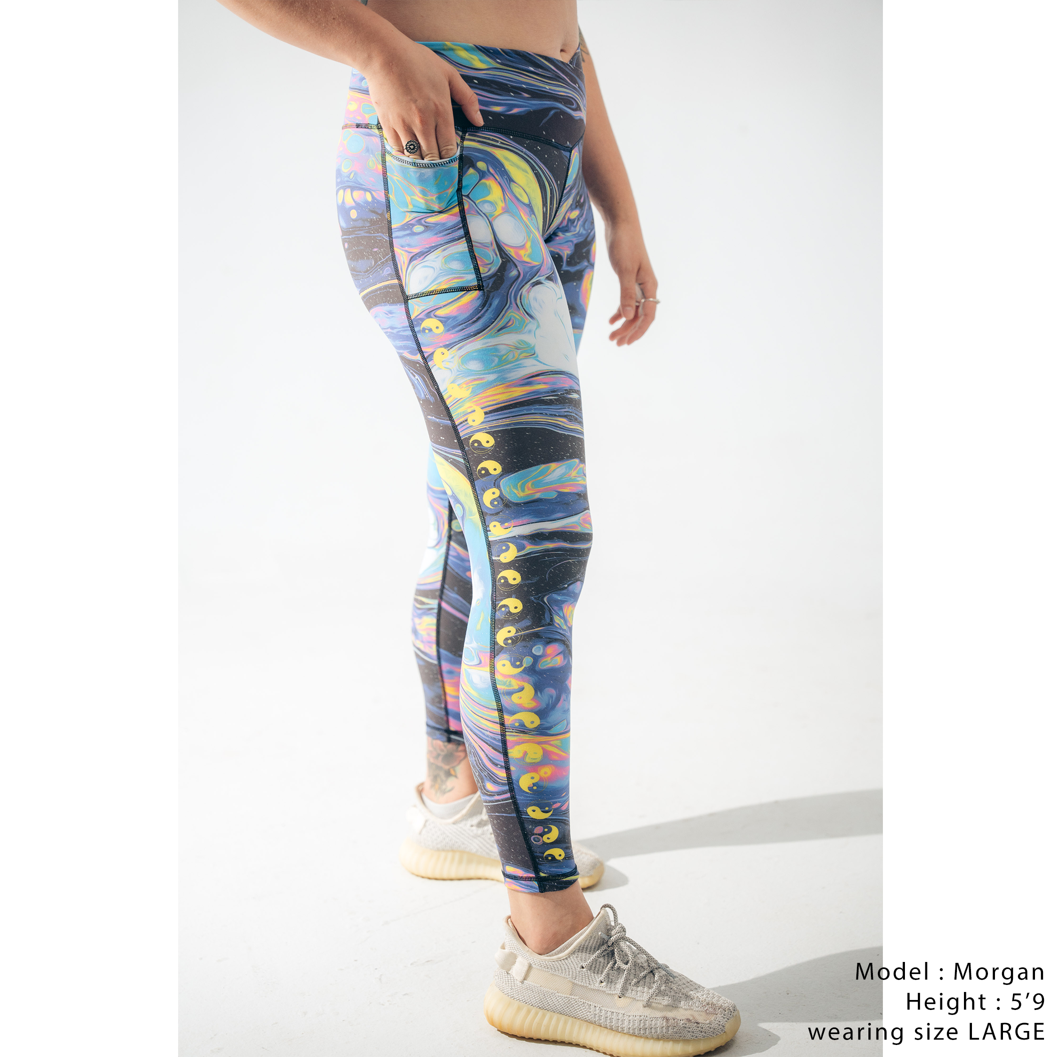 Summer Nova Activewear Crossover Waist Leggings