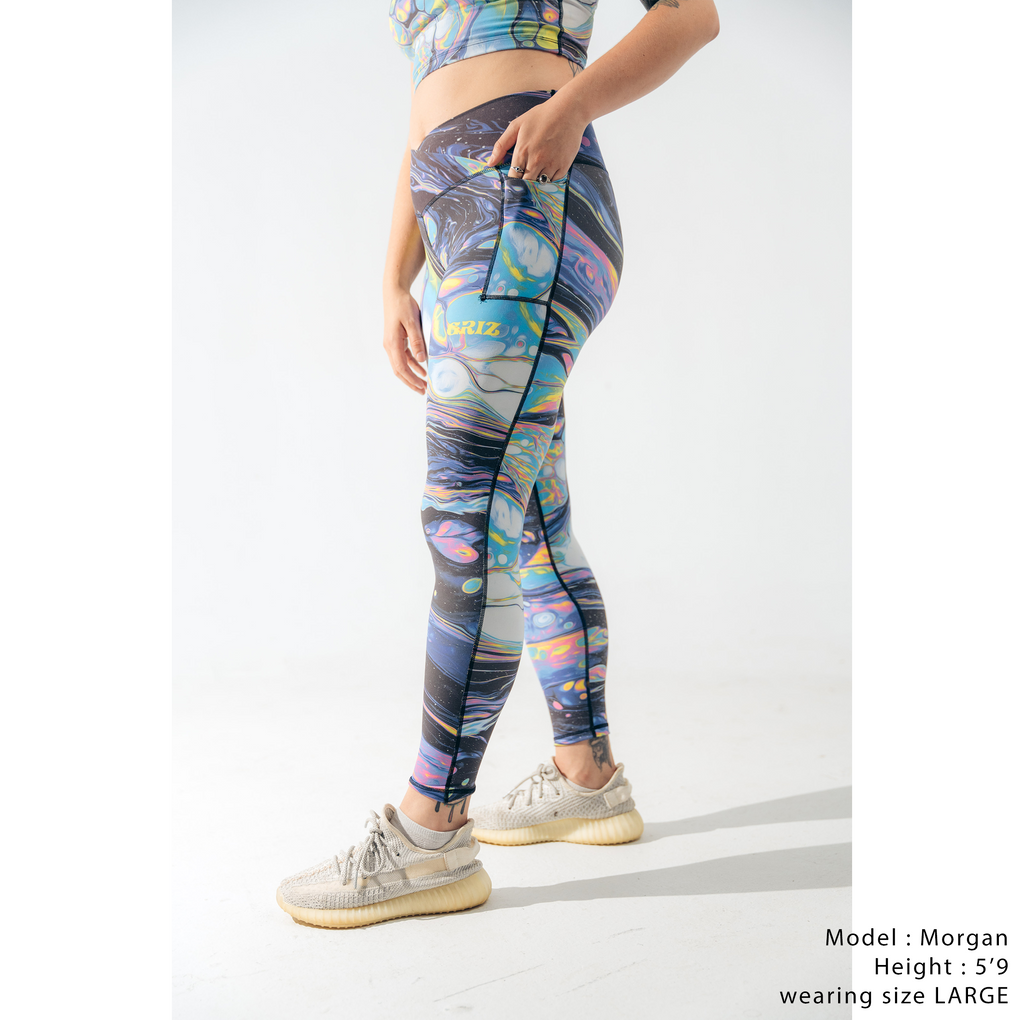 Summer Nova Activewear Crossover Waist Leggings