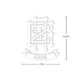 GRiZ  Essentials Monogram Window Decal