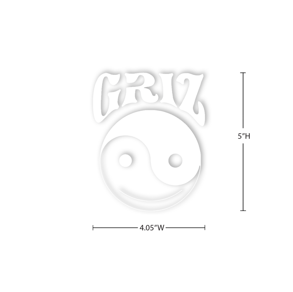 GRiZ Essentials Stacked Logo Window Decal