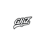GRiZ Essentials Swoop Logo Vinyl Sticker in White