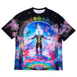 Rainbow Brain All-Over-Print Album T-shirt